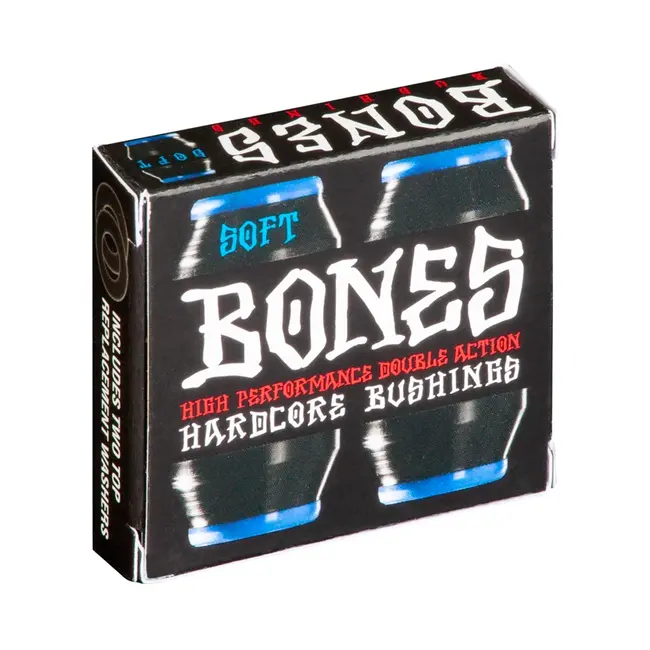 Bones Bushings 81A Hardcore Soft Set Pack incl. Washer - Black