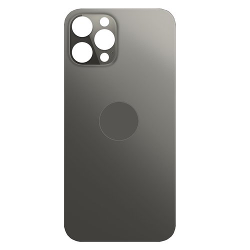 For iPhone 12 Pro Back Glass Black (Enlarged camera frame)