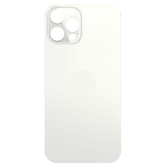 For iPhone 12 Pro Back Glass Silver (Enlarged camera frame)