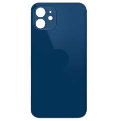 For iPhone 12 Back Glass Blue (Enlarged camera frame)