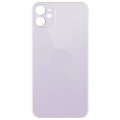 For iPhone 11 Back Glass Purple (Enlarged camera frame)