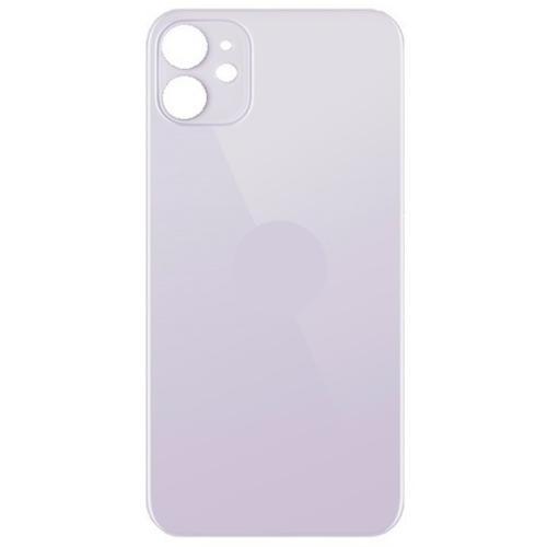 For iPhone 11 Back Glass Purple (Enlarged camera frame)
