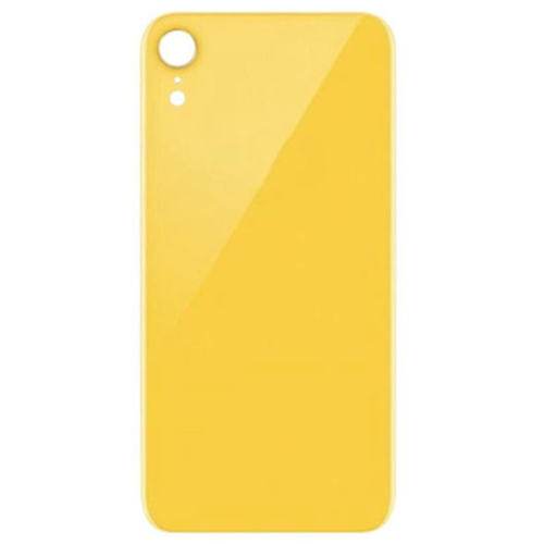 For iPhone XR Back Glass Yellow (Enlarged camera frame)