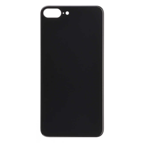 For iPhone 8 Plus Back Glass Black (Enlarged camera frame)