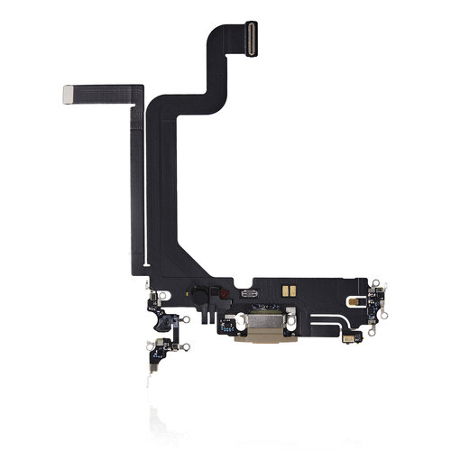 For iPhone 14 Pro Max Charging Port Flex Cable (Gold)