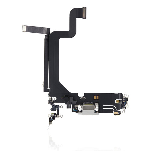 For iPhone 14 Pro Max Charging Port Flex Cable (Silver)