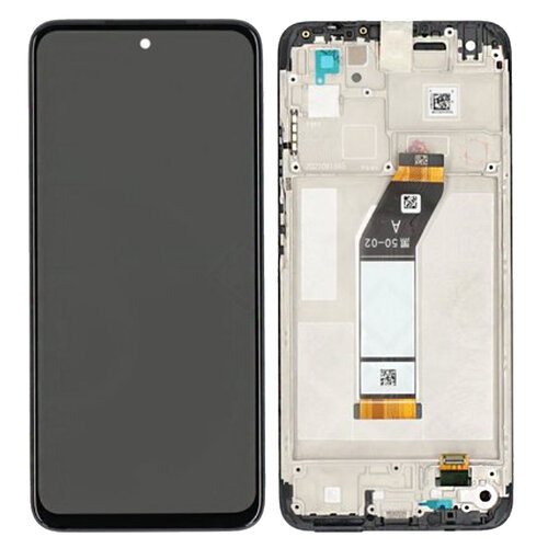 Xiaomi Redmi 10 (21061119AG) LCD Display + Touchscreen + Frame - 560002K19A00 - Black