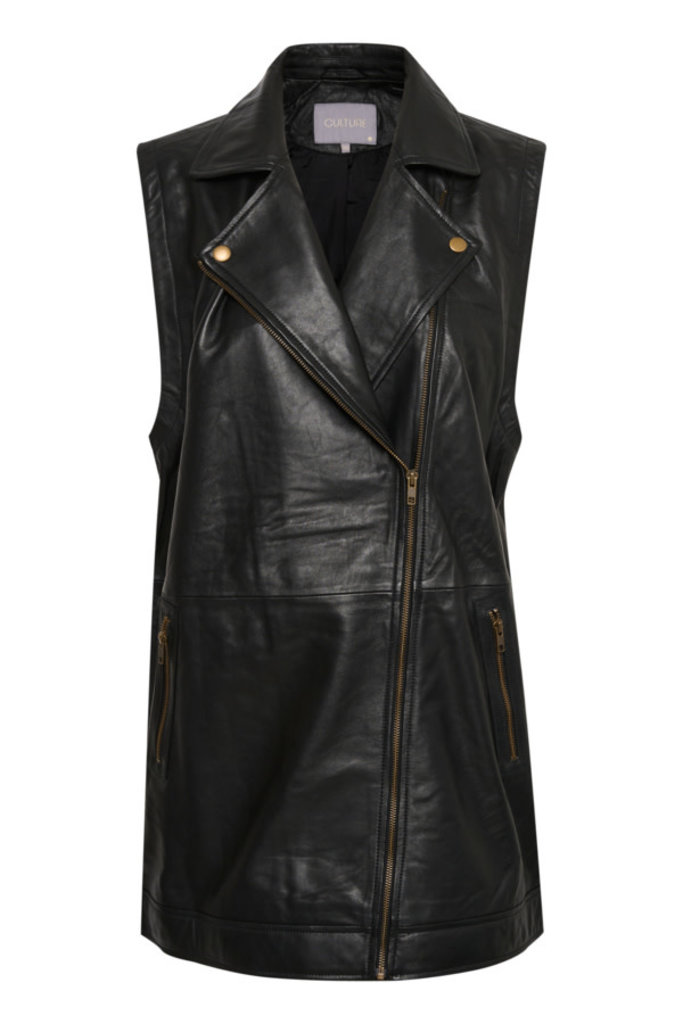 Culture CUbenja leather vest