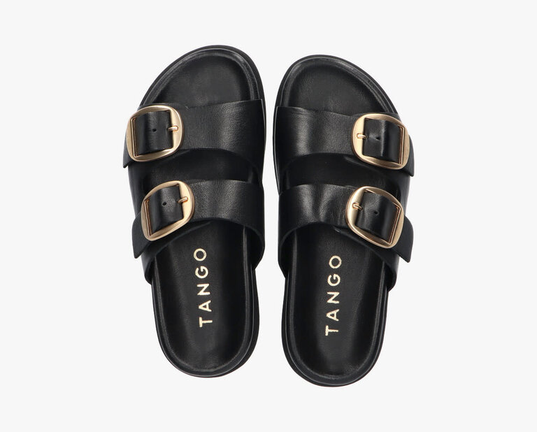 Tango Lilia - black buckle slipper