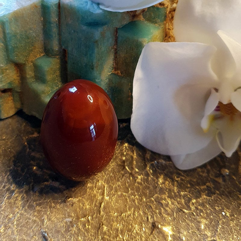 Carnelian yoni egg