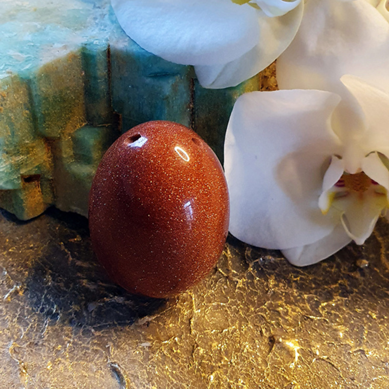Red Gold stone egg