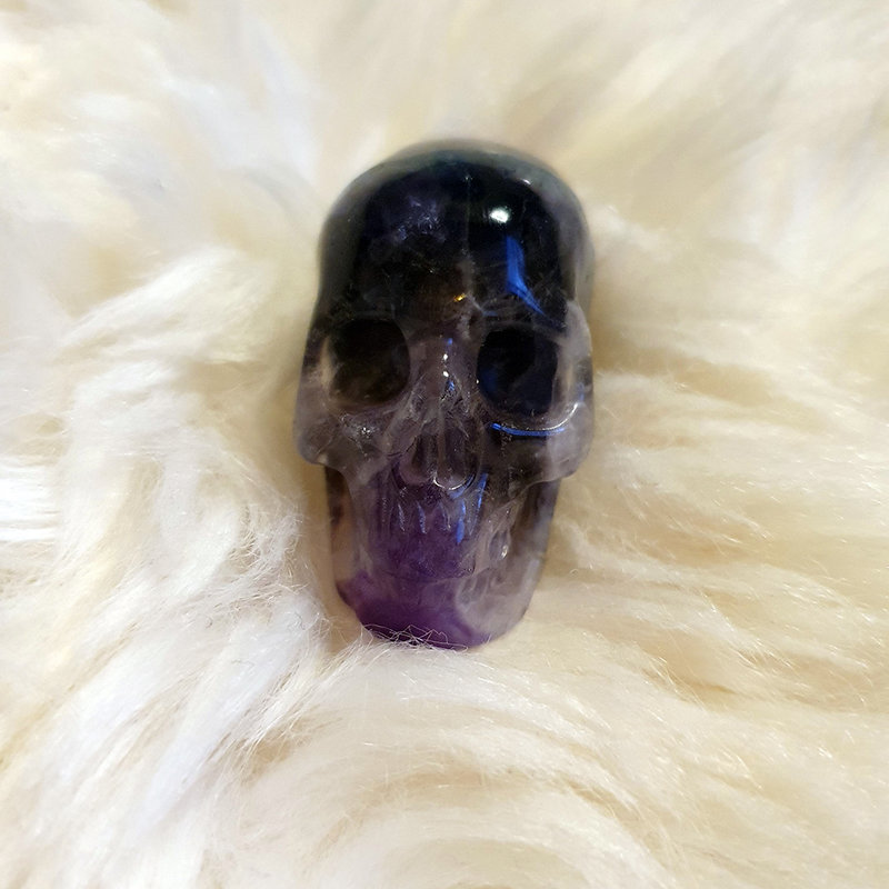 Crystal Skull Ilana - Fluorite