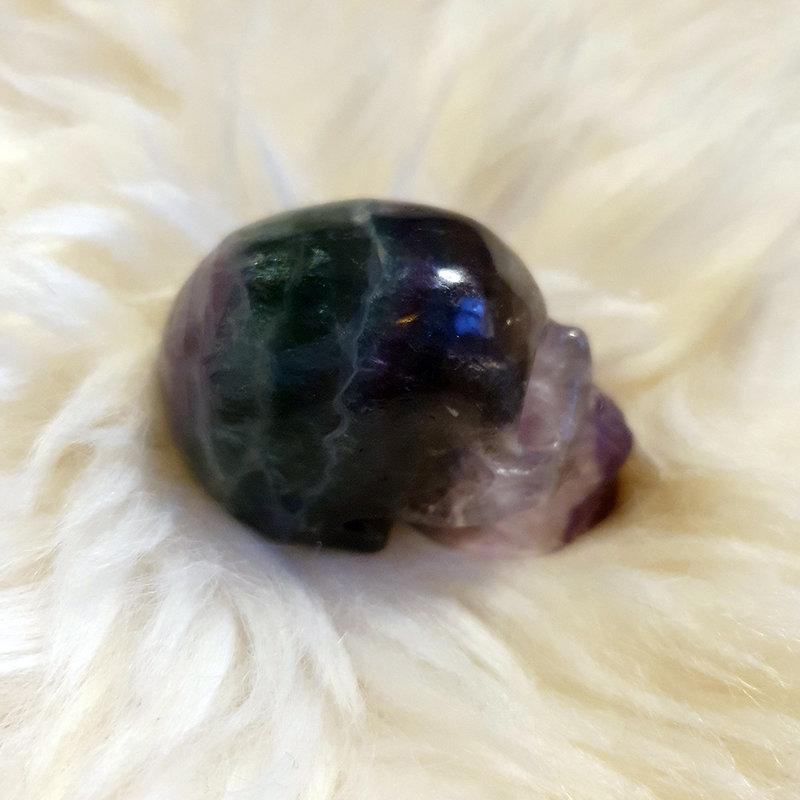 Crystal Skull Ilana - Fluorite