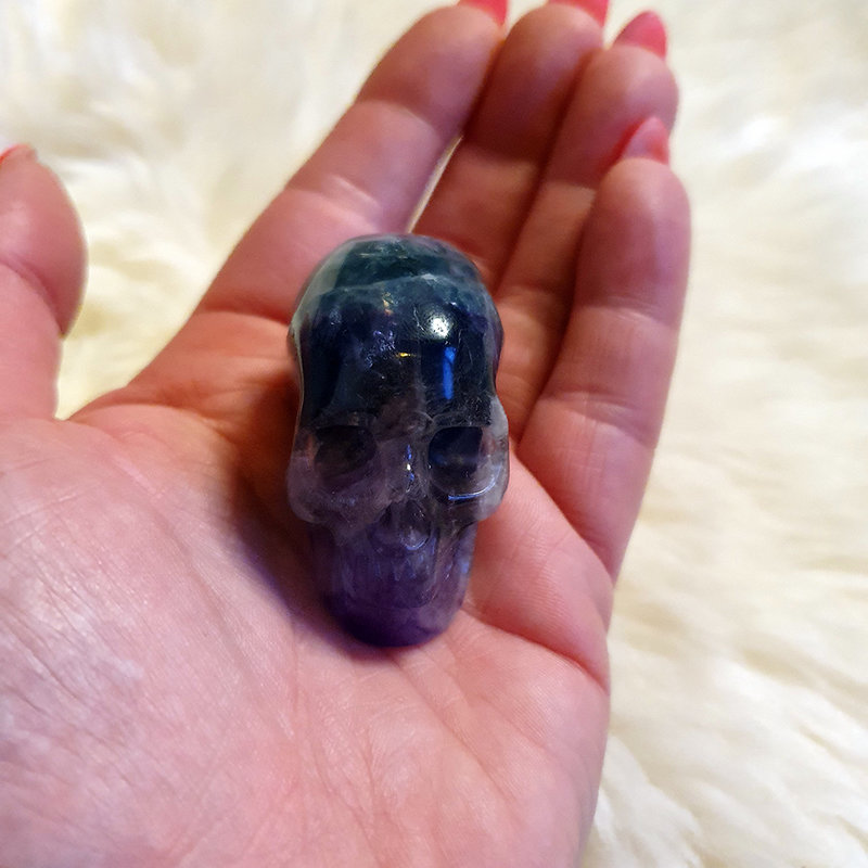 Crystal Skull Ilana - Fluorite