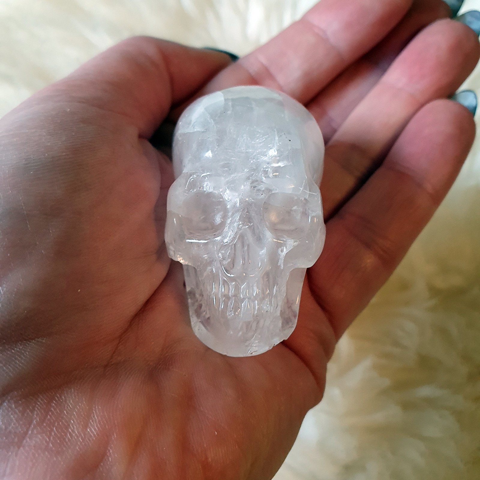 Crystal Skull Sue - White Quartz