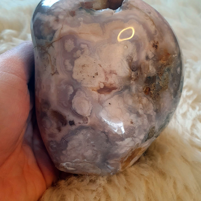 Flower Agate Sculpture