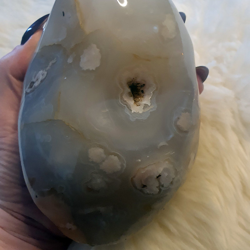 Flower Agate Sculpture