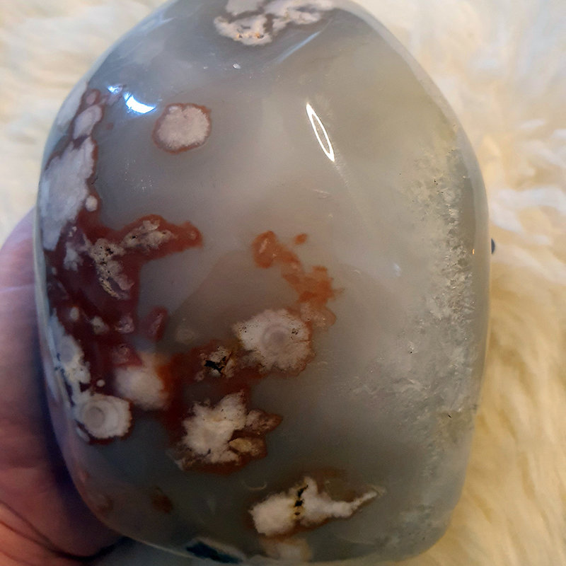 Flower Agate Sculpture