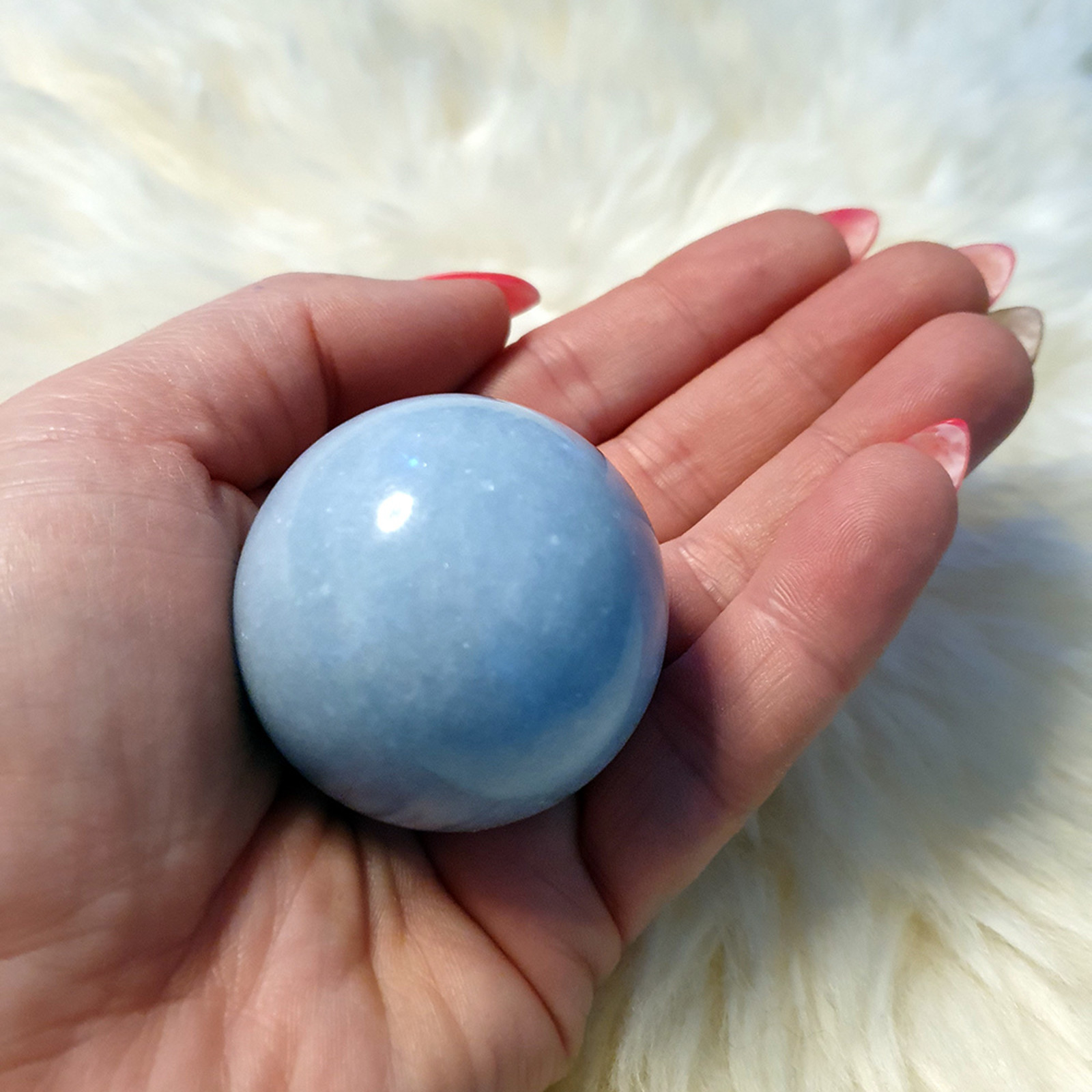 Angelite Sphere