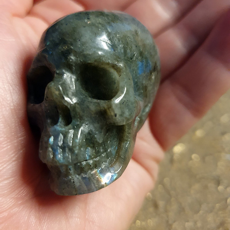 Crystal Skull BUD - Labradorite