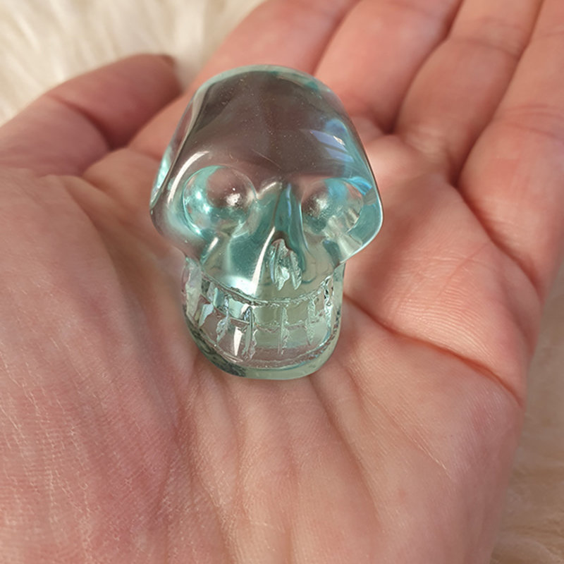 Crystal Skull Suzy - Blue Obsidian