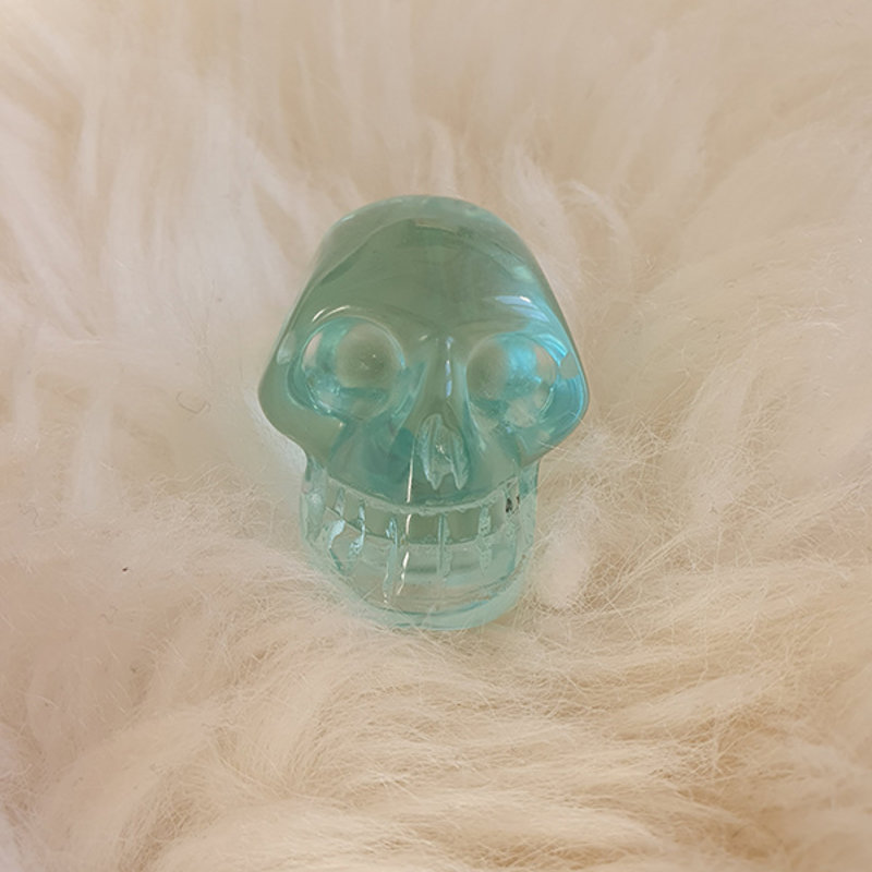 Crystal Skull Suzy - Blue Obsidian