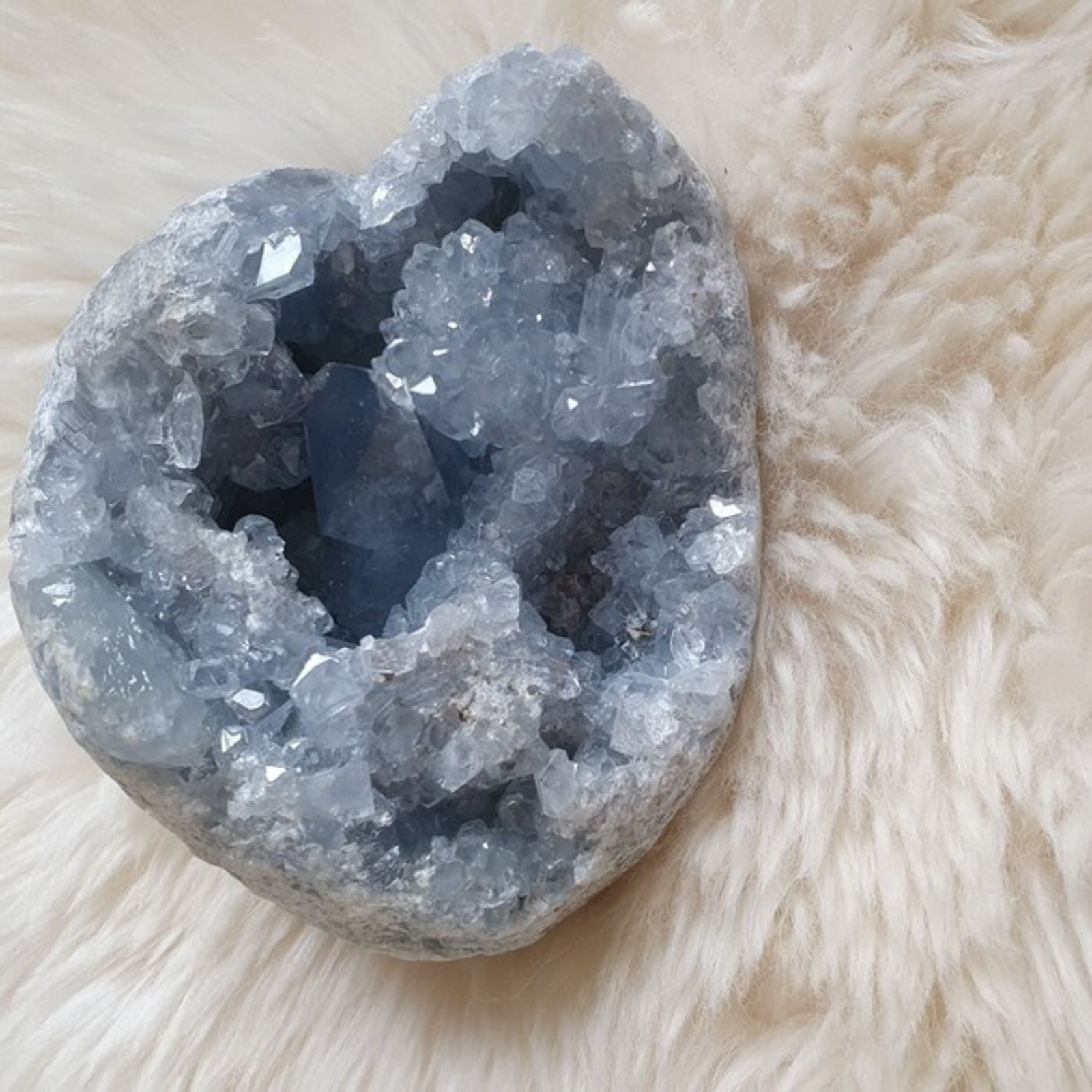 Celestine Geode
