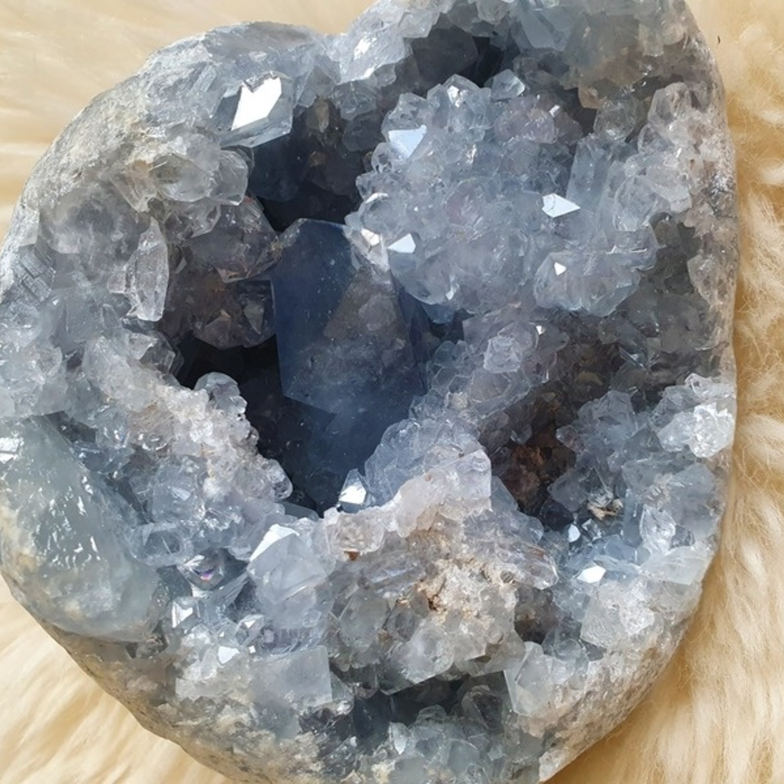 Celestine Geode