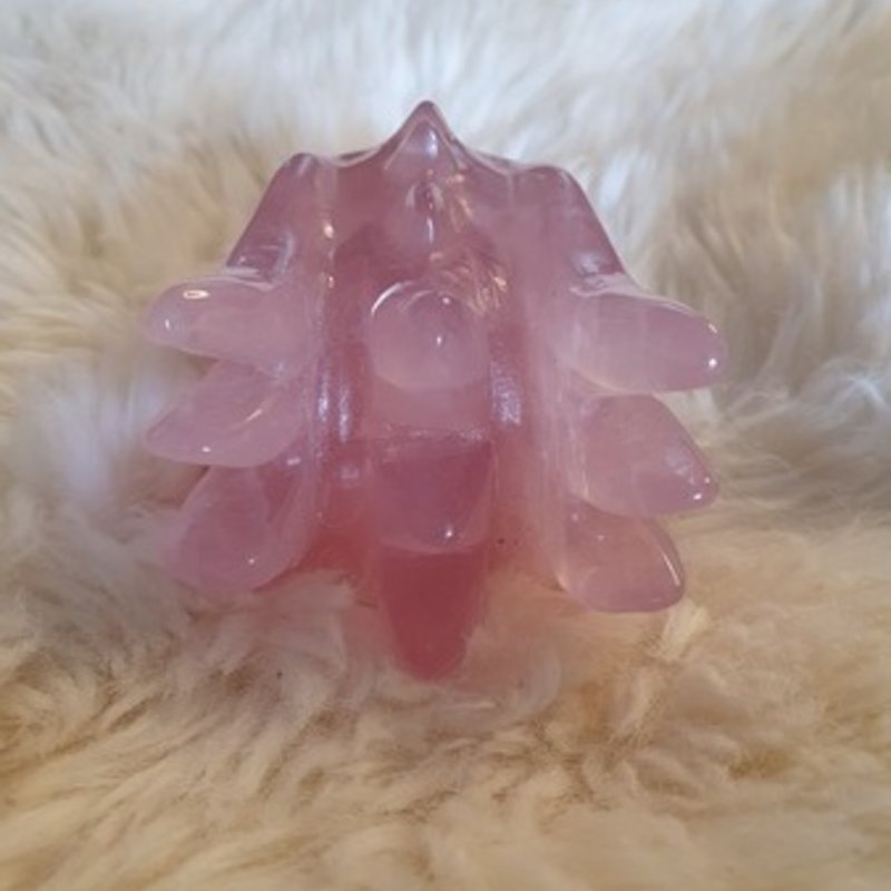 Chrystal Dragon Char - Rose Quartz