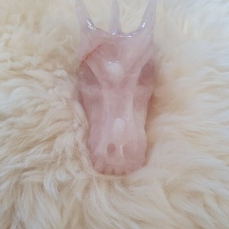 Crystal Dragon Laura - Rose Quartz