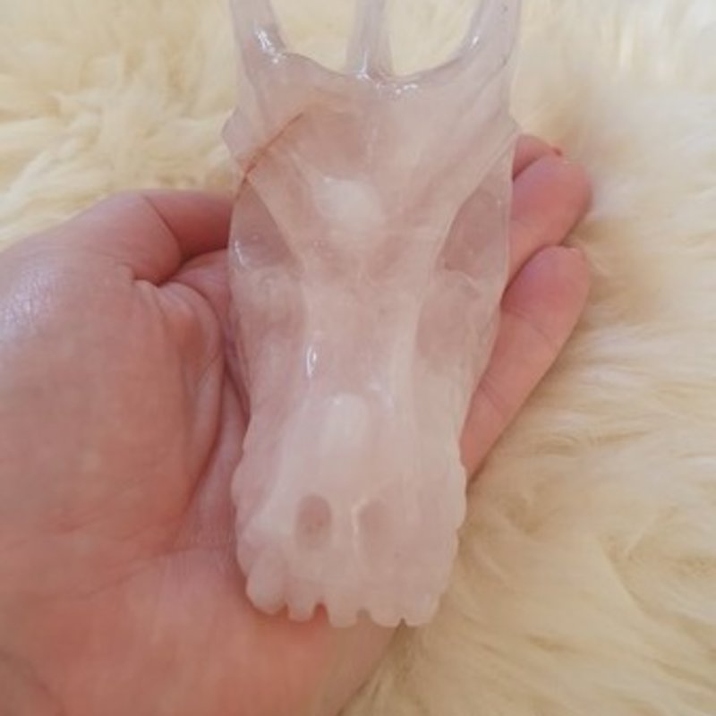 Crystal Dragon Laura - Rose Quartz