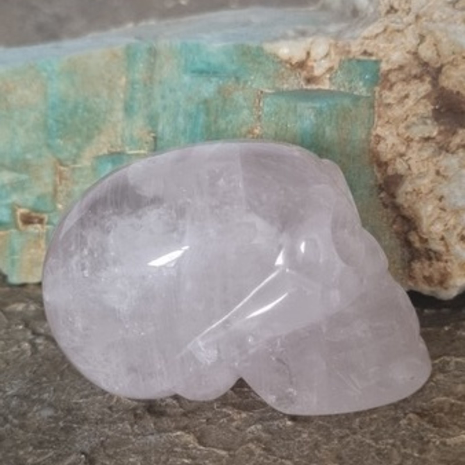 Crystal Traveler Mary - Rose Quartz