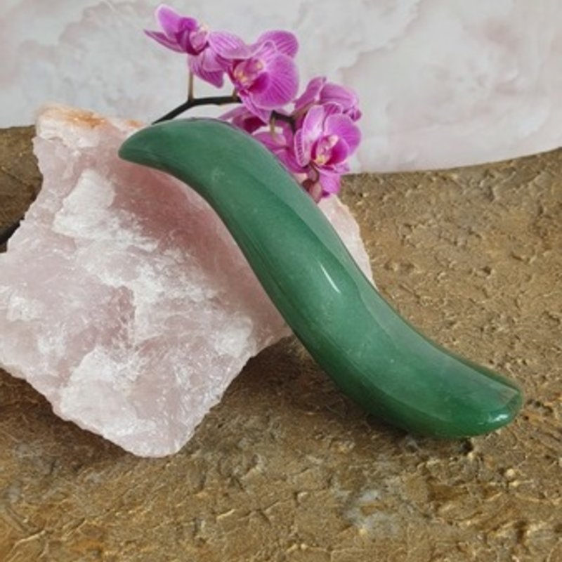 Achelois - Green Aventurine G-Spot Yoni Wand