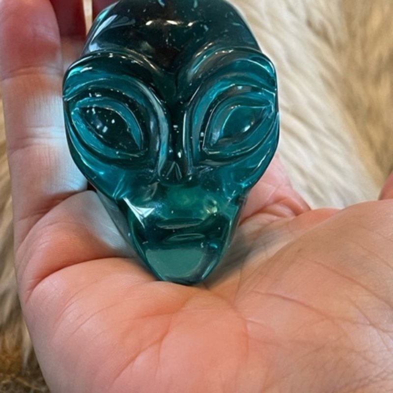 Crystal Alien Siren - Blue Obsidian