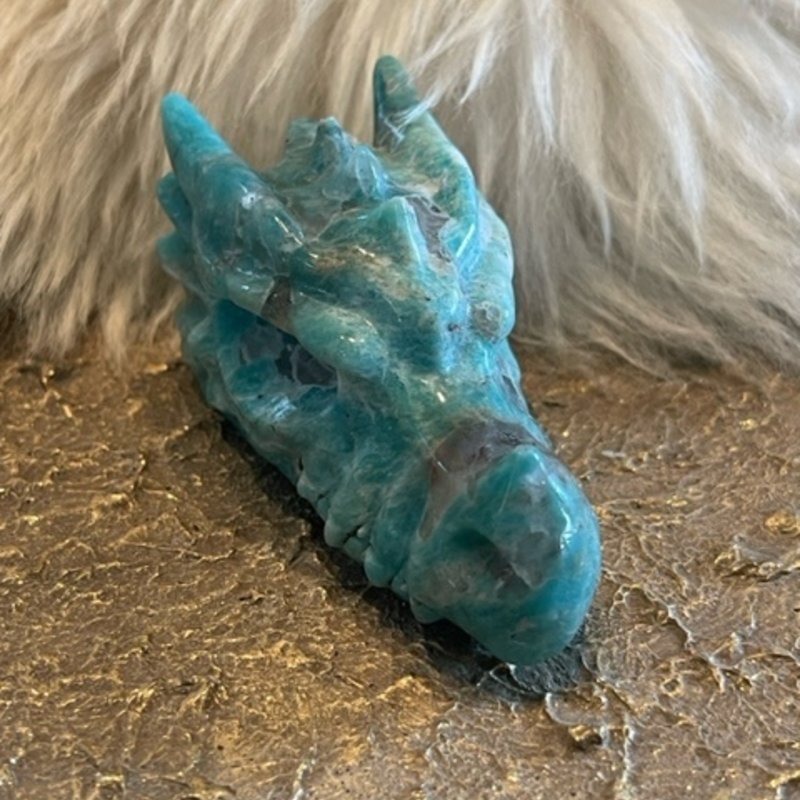 Sheila - Amazonite Crystal Dragon