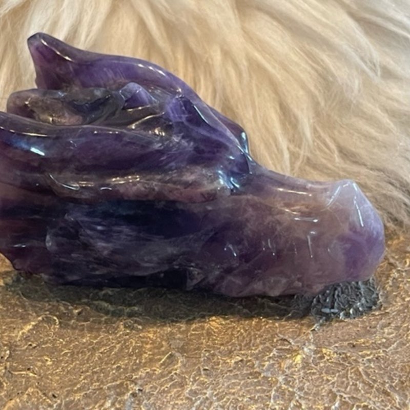 Golden - Crystal Dragon Amethyst