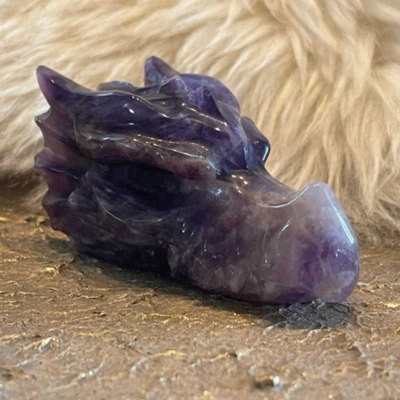 Golden - Crystal Dragon Amethyst
