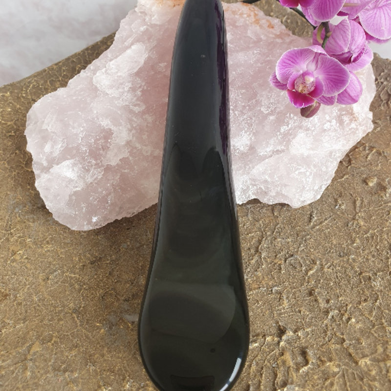 Fatma - Rainbow Obsidian Yoni Wand