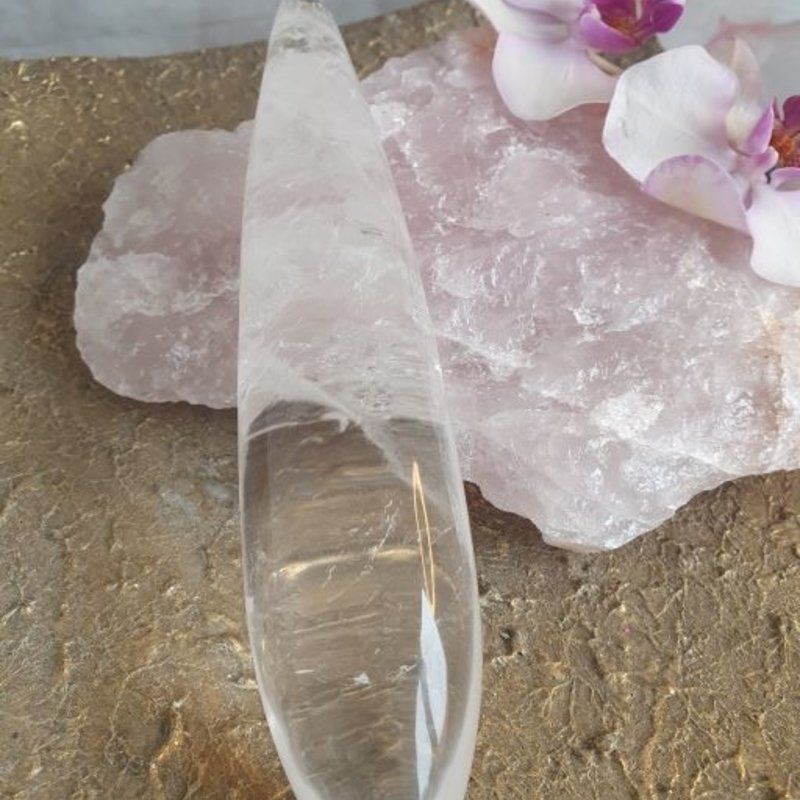 Goddess of the Light - Clear crystal yoni wand