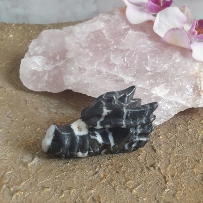 Keeley - Zebra Jasper Crystal Dragon