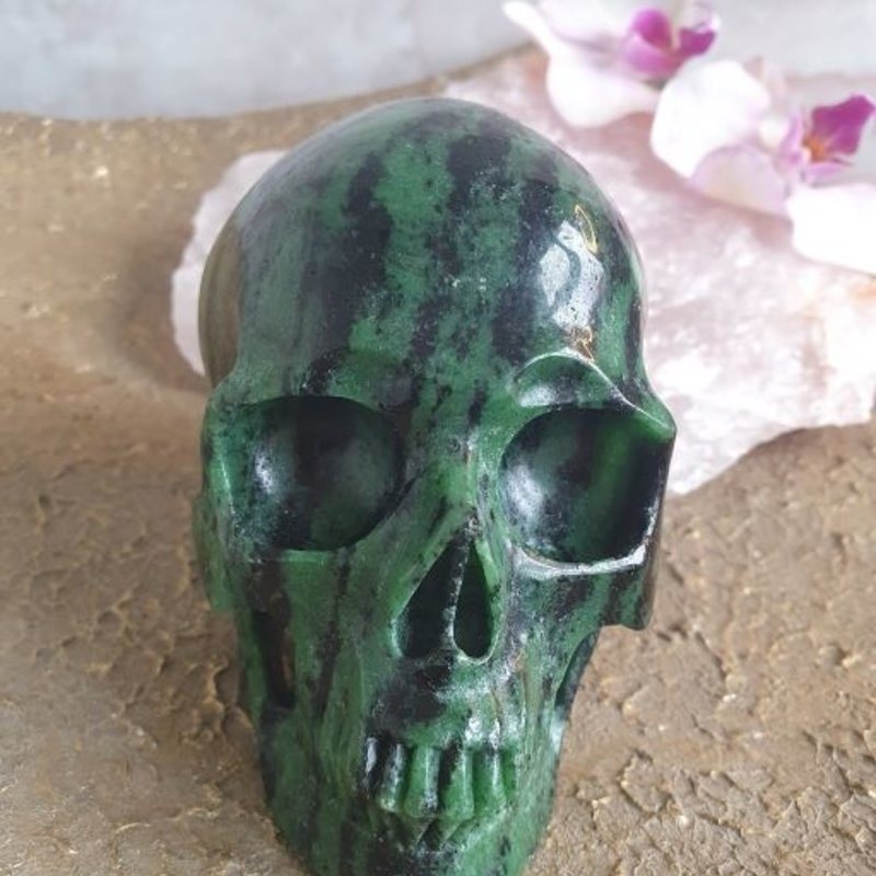 Seth - Ruby in Zoisite Crystal Skull