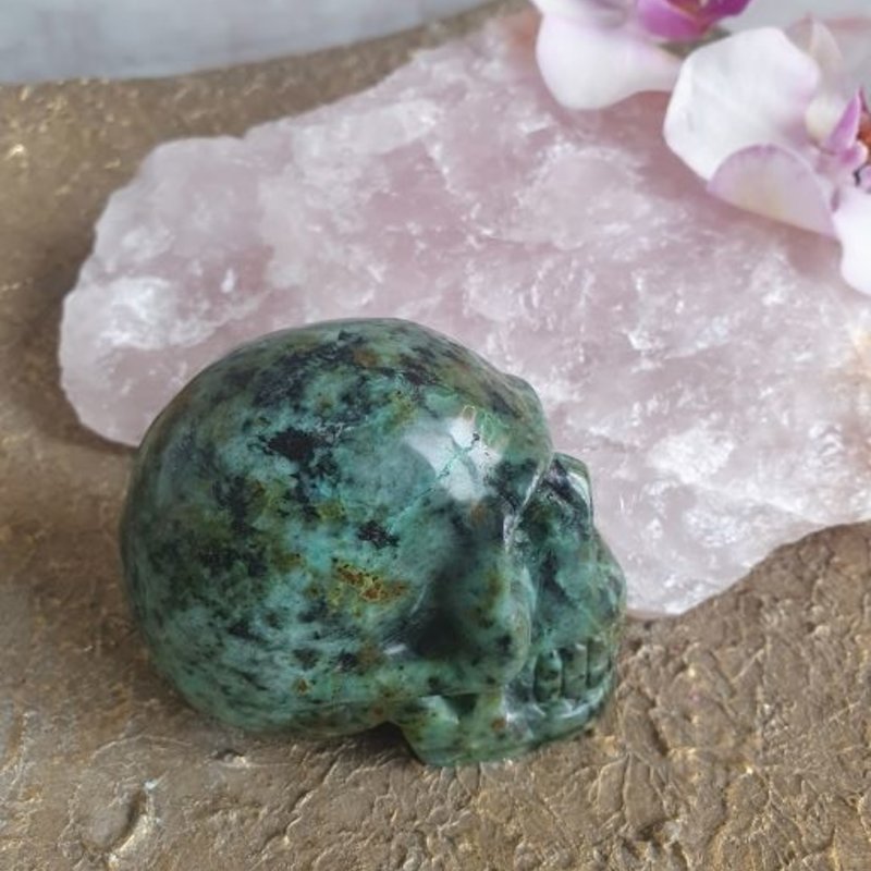 Tor Turquoise Crystal Skull