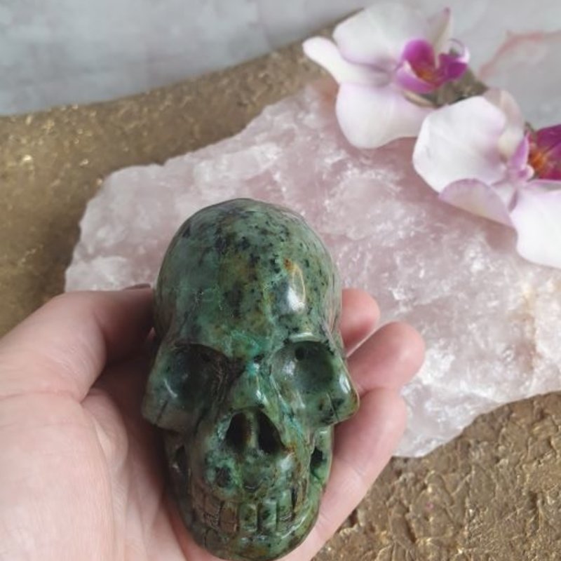 Tor Turquoise Crystal Skull