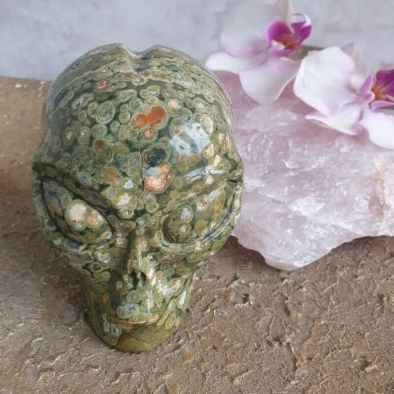 Rhyolite Crystal Starchild Alien - Kaily