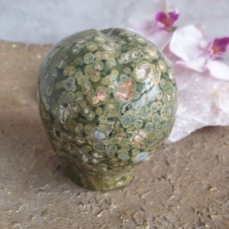 Rhyolite Crystal Starchild Alien - Kaily