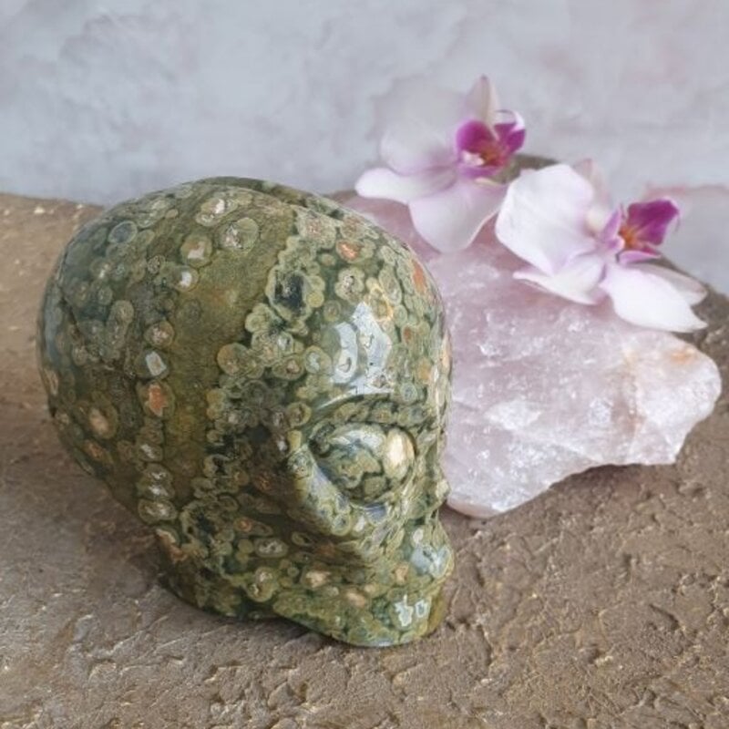 Rhyolite Crystal Starchild Alien - Kaily