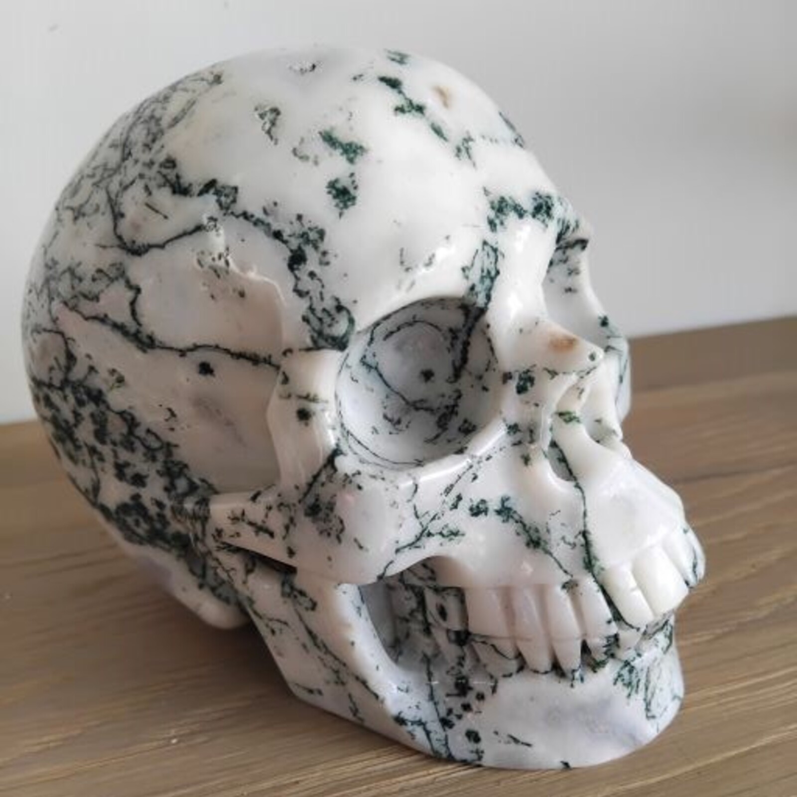 Agamemnon - Tree Agate Crystal Skull