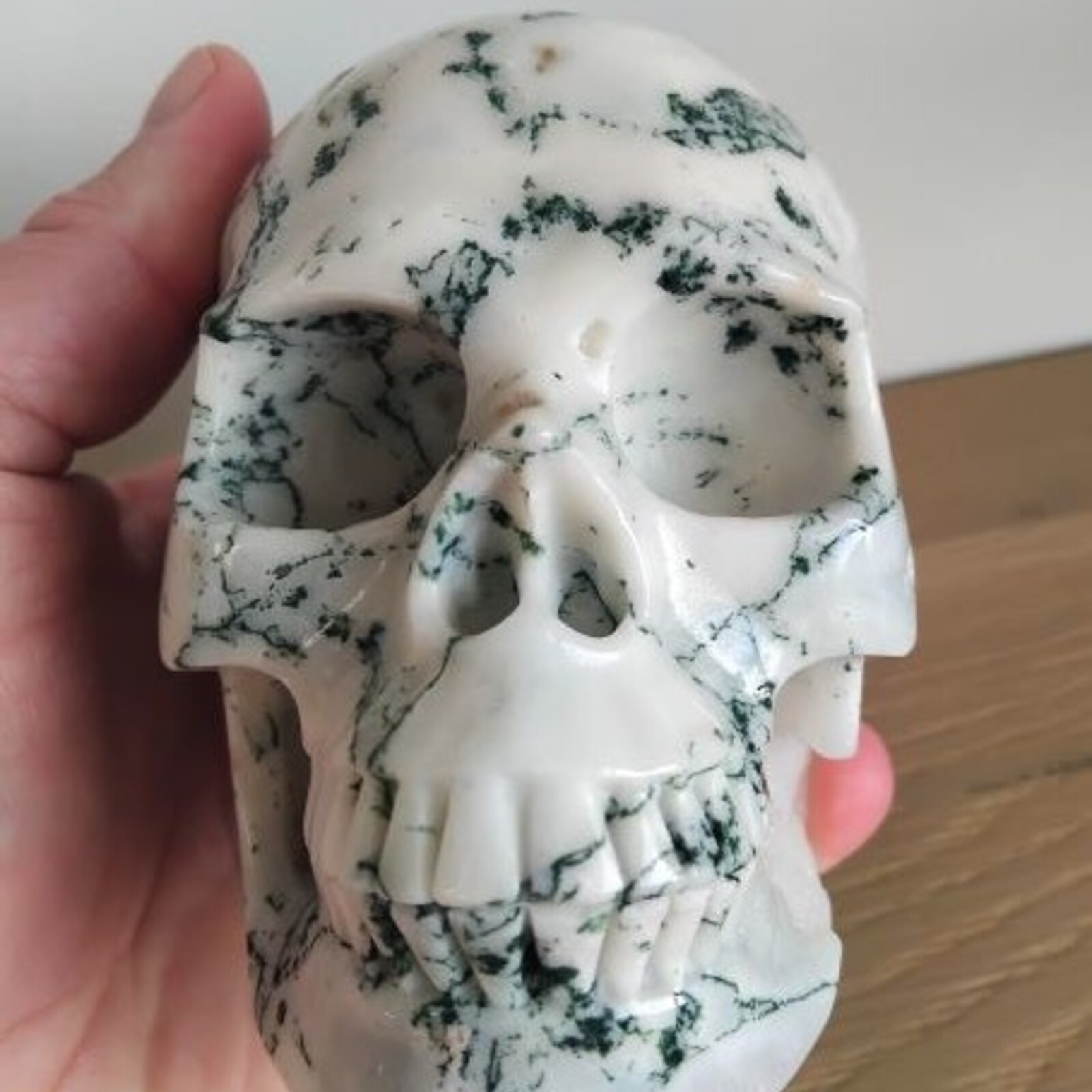 Agamemnon - Tree Agate Crystal Skull