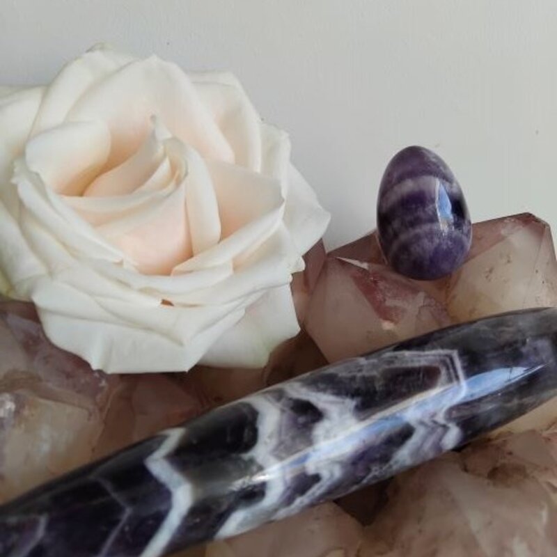 Combideal Amethyst Yoni Egg + Yoni Wand