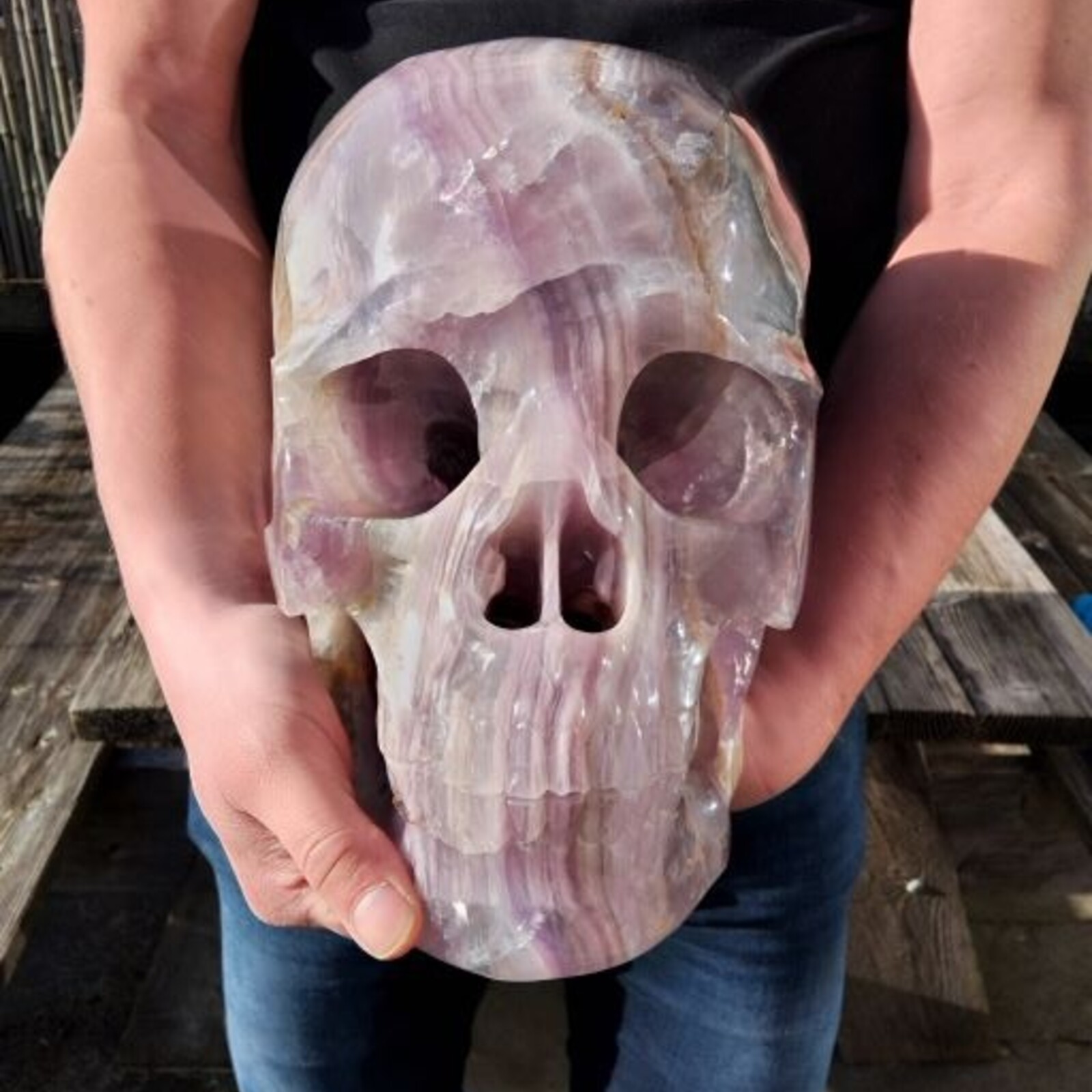 Amelia - Giant Fluorite Crystal Skull